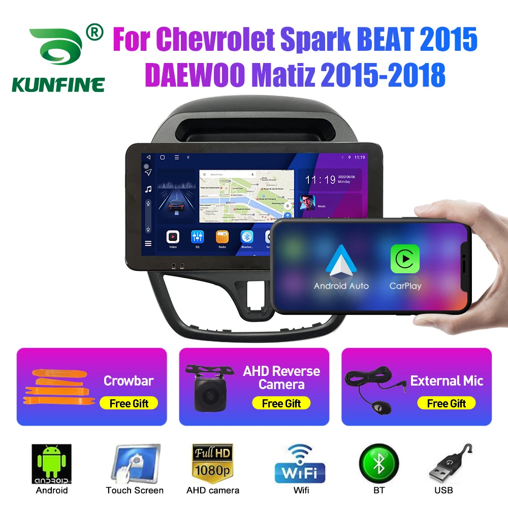 10,33 дюйма для Chevrolet Spark BEAT DAEWOO Matiz 2Din Android Восьмиядерный автомобильный стерео DVD GPS навигационный плеер QLED экран Carplay Изображение 0