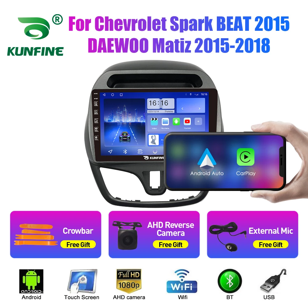 10,33 дюйма для Chevrolet Spark BEAT DAEWOO Matiz 2Din Android Восьмиядерный автомобильный стерео DVD GPS навигационный плеер QLED экран Carplay Изображение 1